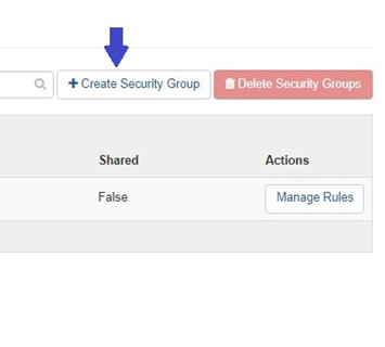 Create security groups